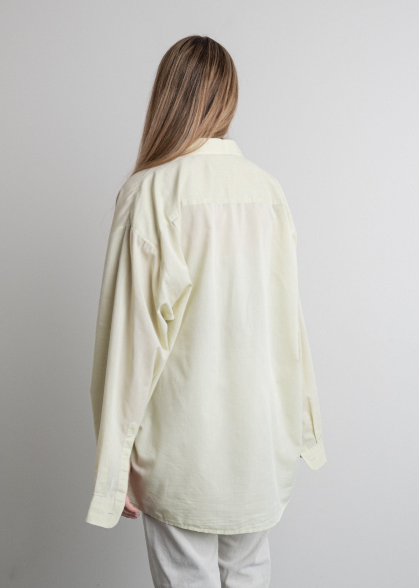 Vintage Green Light Weight Oversized Shirt