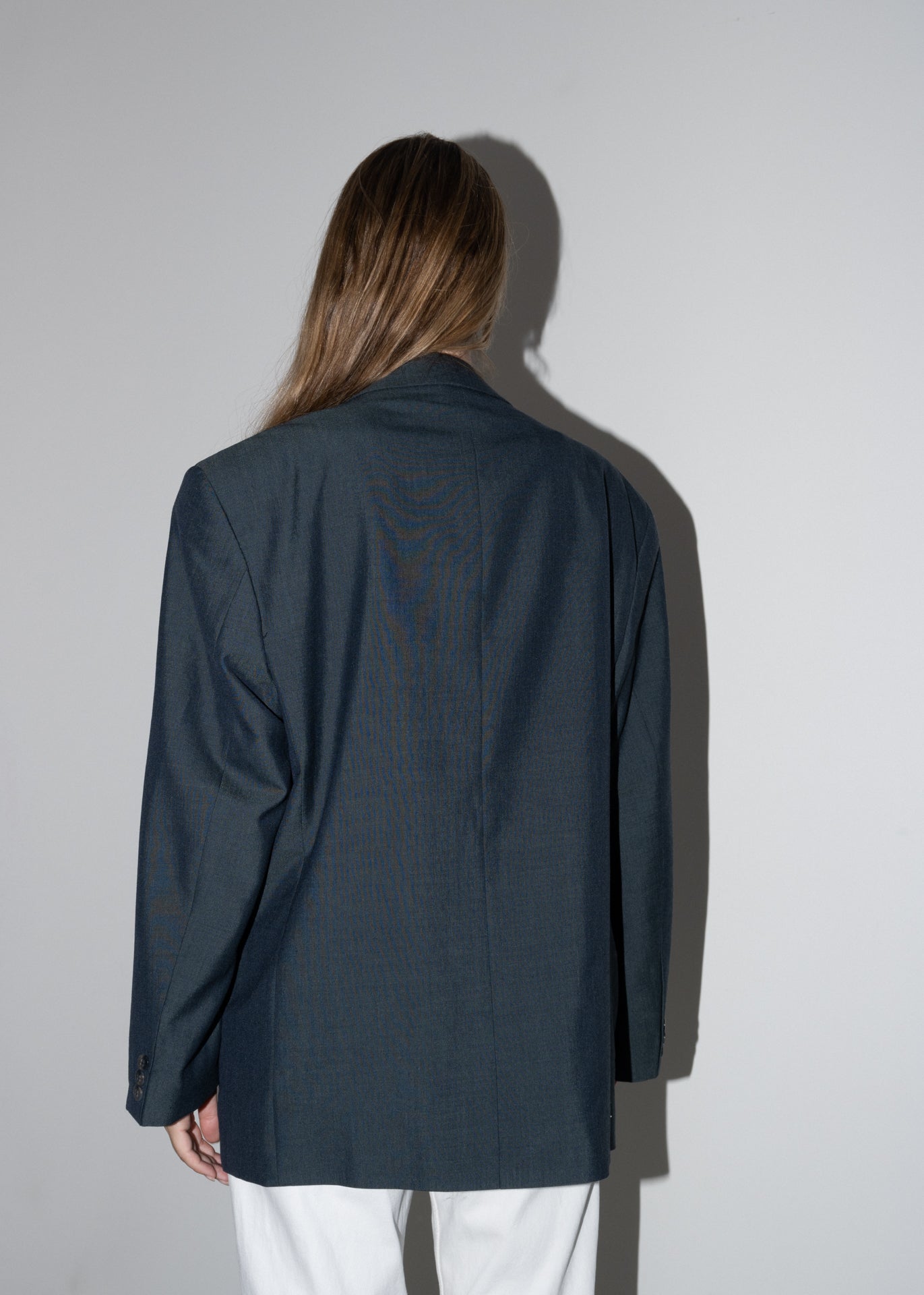 Vintage Oversized Blazer in Carriage Green