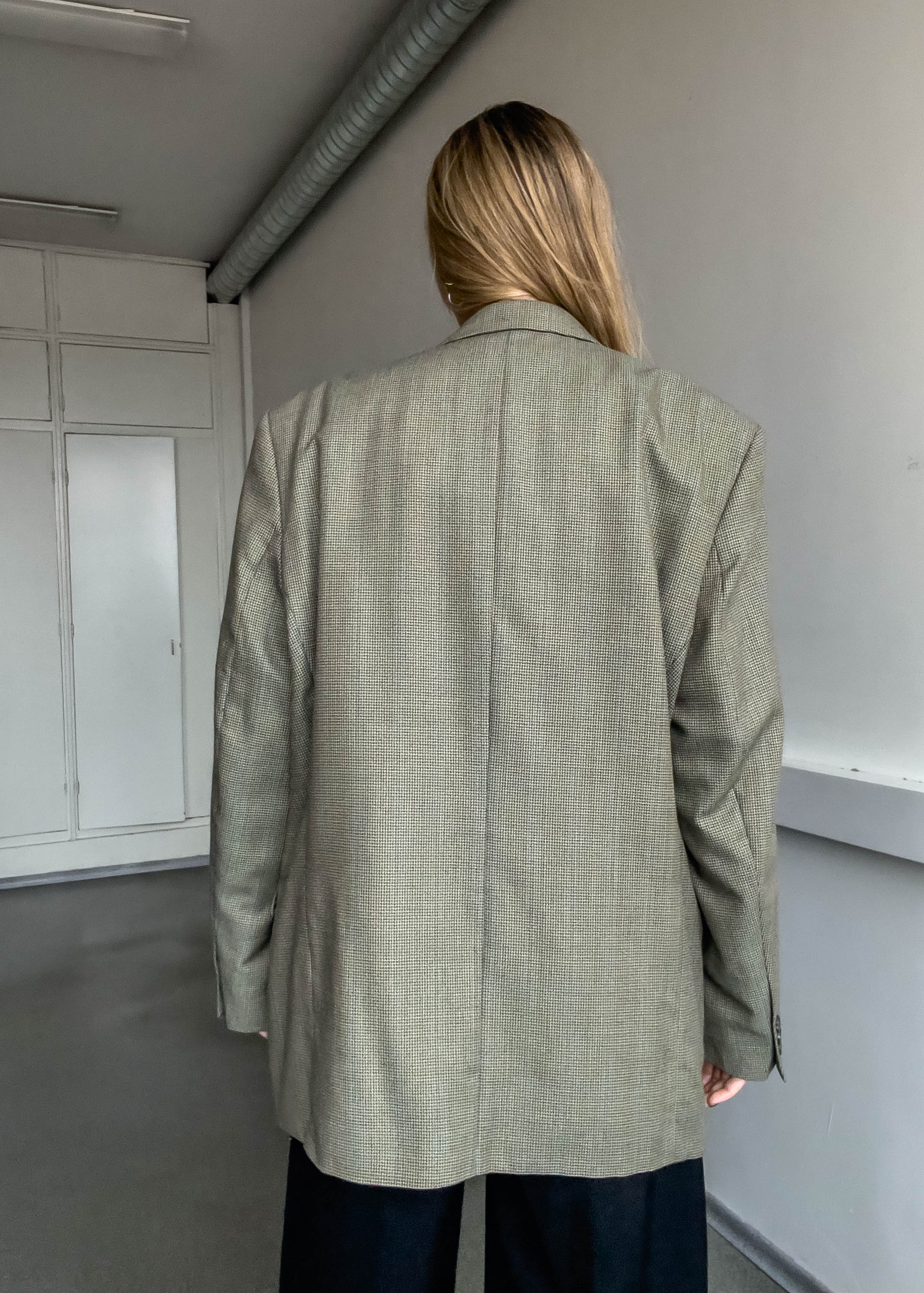 Vintage Oversized Blazer in Khaki