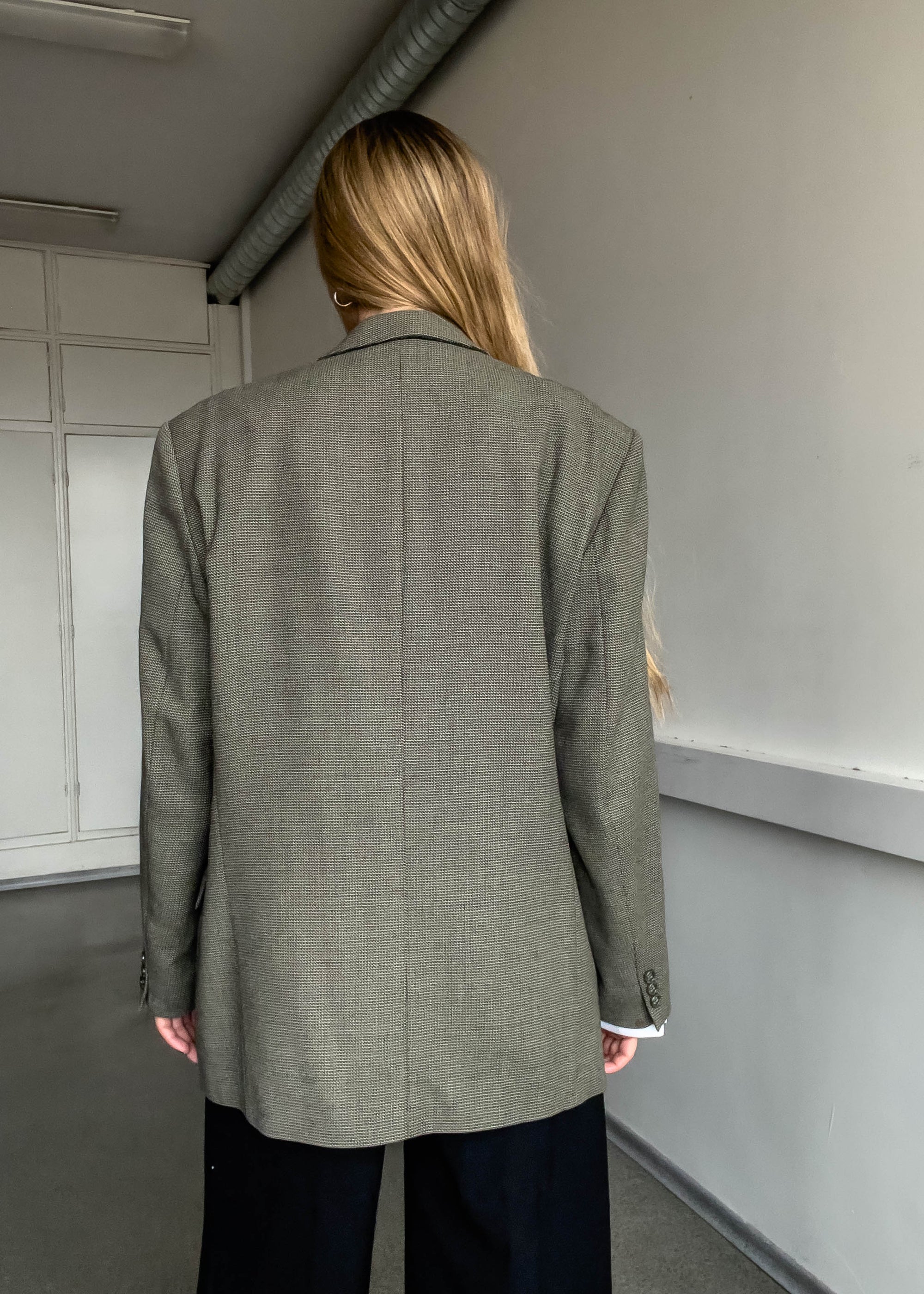 Vintage Oversized Blazer in Khaki